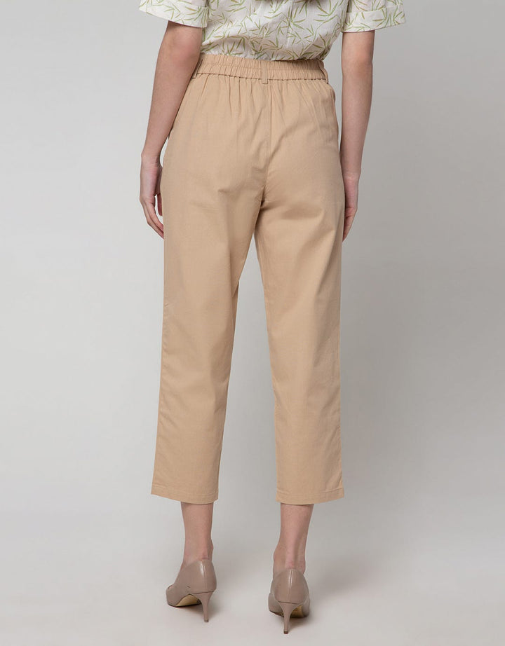 Connexion Ankle Pants Loose Crop Swed 2 Button