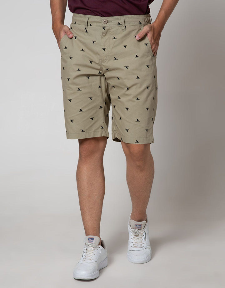 Nevada Chinos Short Pants Print Half Rubber