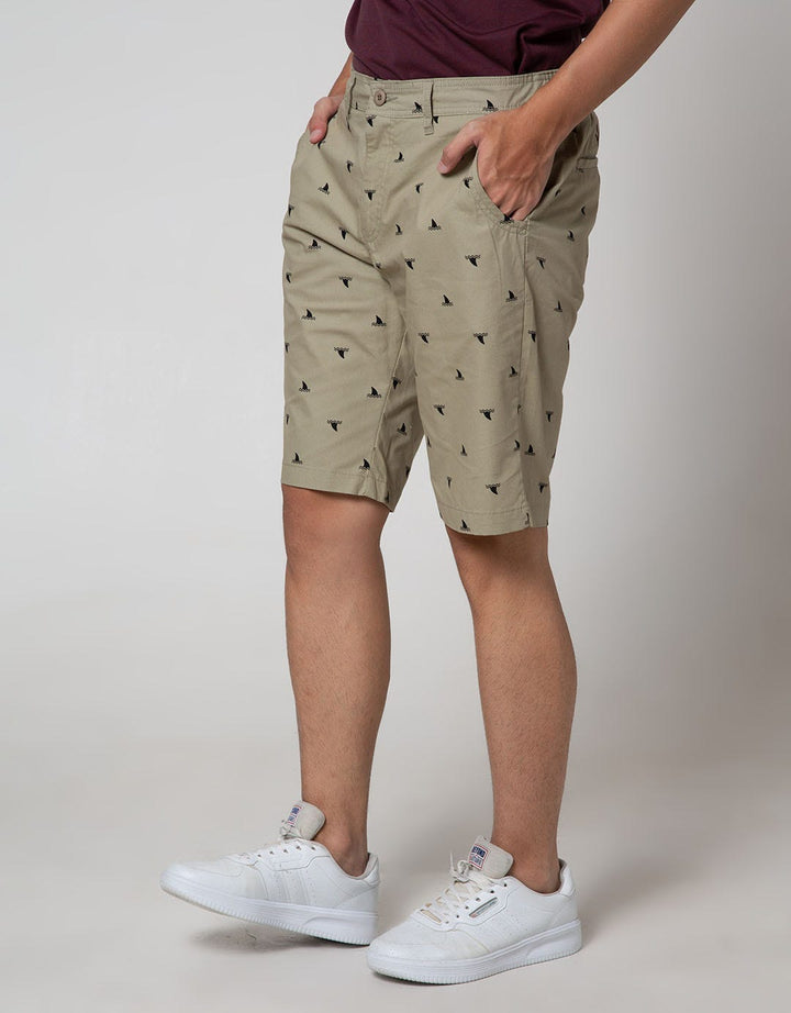 Nevada Chinos Short Pants Print Half Rubber