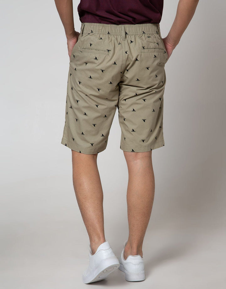 Nevada Chinos Short Pants Print Half Rubber