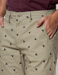 Nevada Chinos Short Pants Print Half Rubber