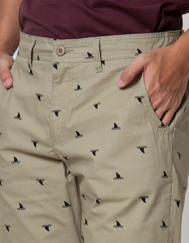Nevada Chinos Short Pants Print Half Rubber