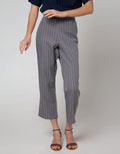 St. Yves Ankle Pants Crop Poly Cotton Twill Stretch 