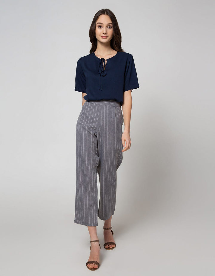 St. Yves Ankle Pants Crop Poly Cotton Twill Stretch 