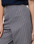 St. Yves Ankle Pants Crop Poly Cotton Twill Stretch 