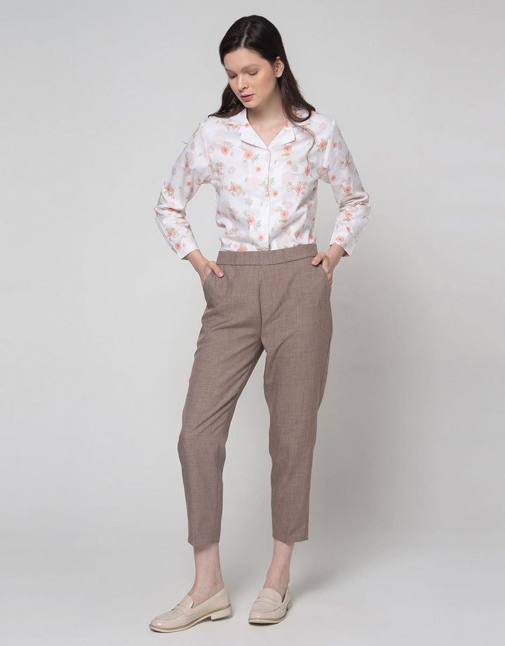 St. Yves Long Pants Skinny Rubber Back