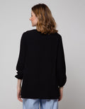 St. Yves Mom Long Sleeve Blouse Puff Sleeve