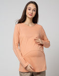 St. Yves Mom Long Sleeve T-Shirt Nursing Top