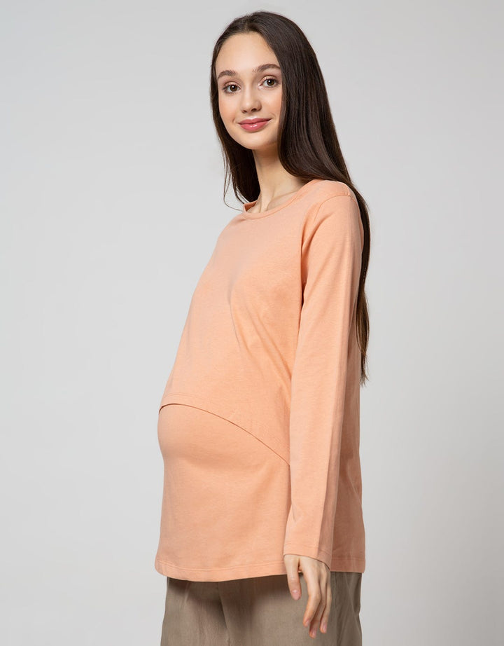 St. Yves Mom Long Sleeve T-Shirt Nursing Top