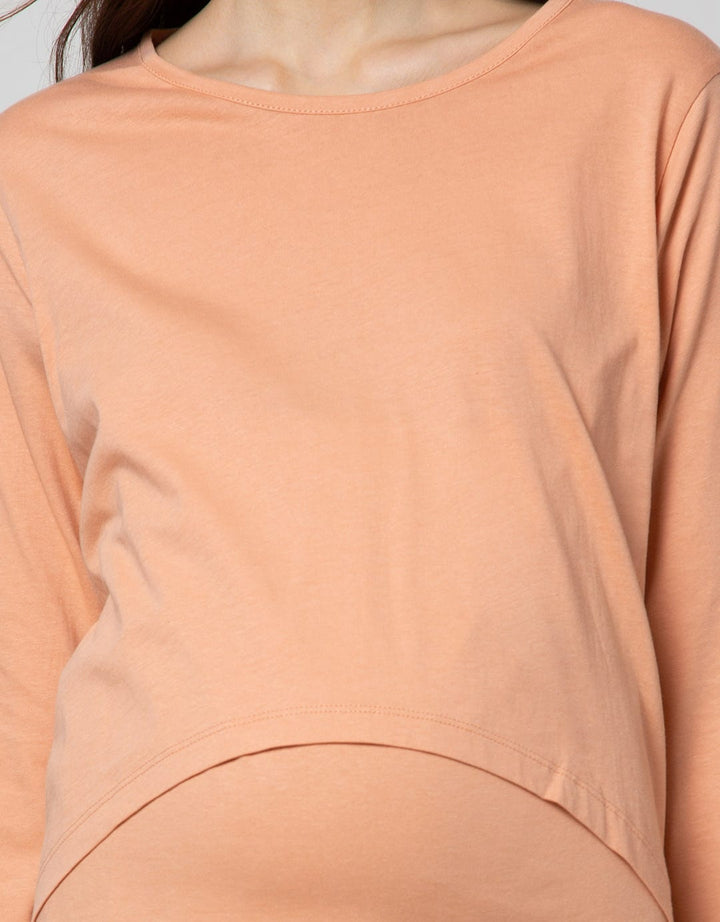 St. Yves Mom Long Sleeve T-Shirt Nursing Top