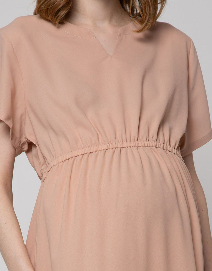St. Yves Mom Short Sleeve Midi Dress Karet
