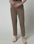 St. Yves Mom Woven Side Celana Panjang Wanita