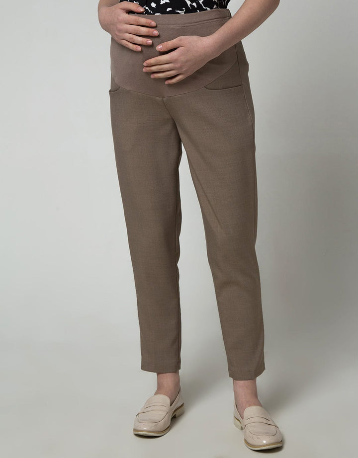 St. Yves Mom Woven Side Celana Panjang Wanita