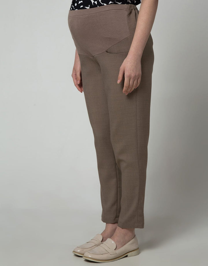 St. Yves Mom Woven Side Celana Panjang Wanita