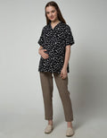St. Yves Mom Woven Side Celana Panjang Wanita
