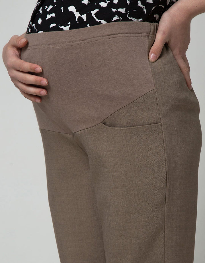 St. Yves Mom Woven Side Celana Panjang Wanita