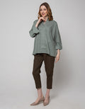 Nevada Long Sleeve Shirt Solid Cotton Skipper