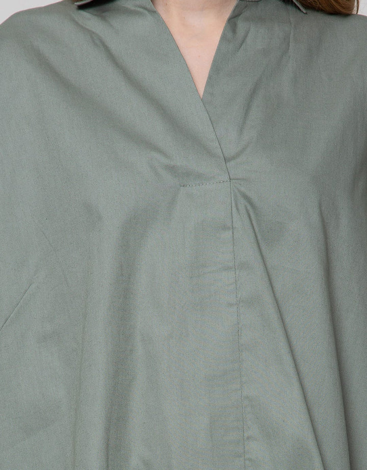 Nevada Long Sleeve Shirt Solid Cotton Skipper