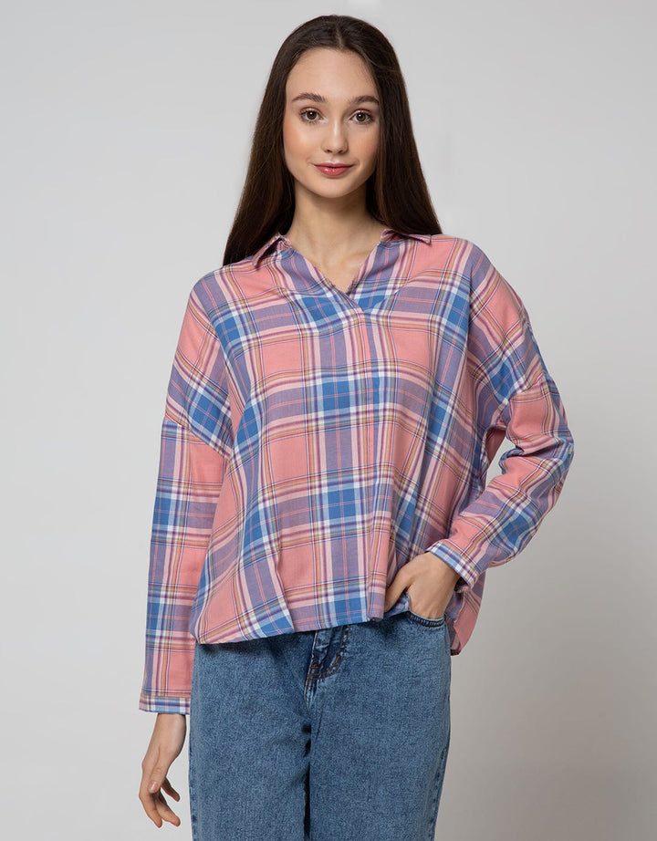 Nevada Long Sleeve Shirt Top Check