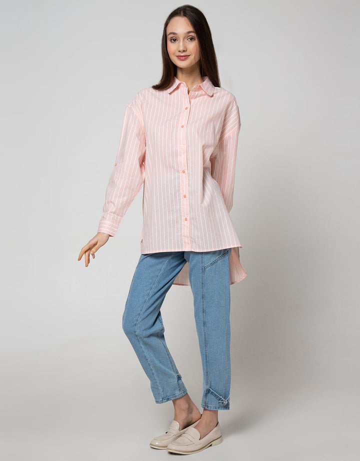 Nevada Long Sleeve Shirt Top Stripe