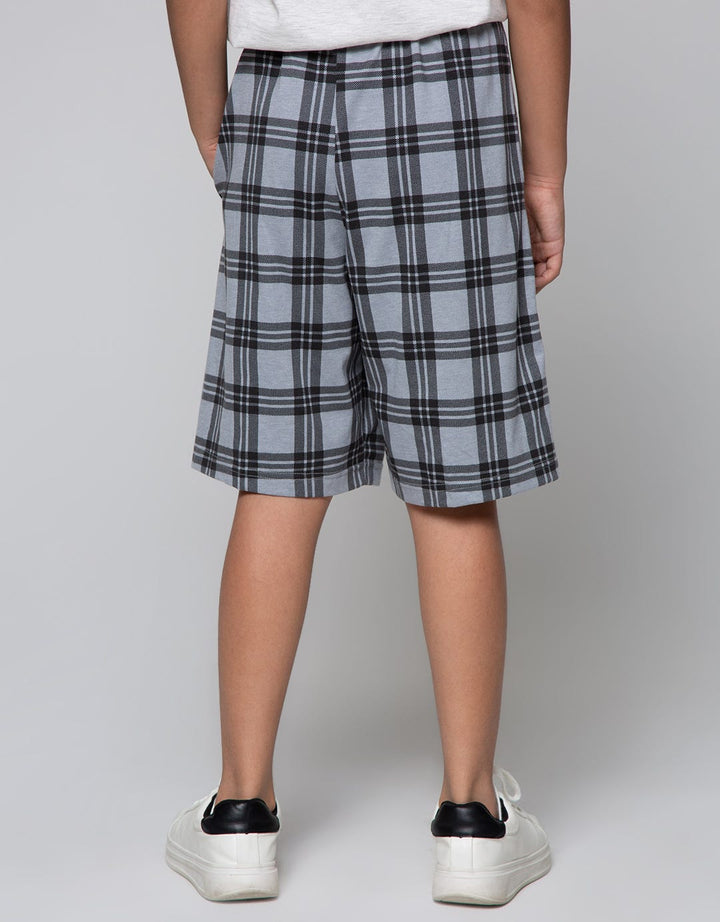 Aero Shorts Knit Full Print Tade Regu Check