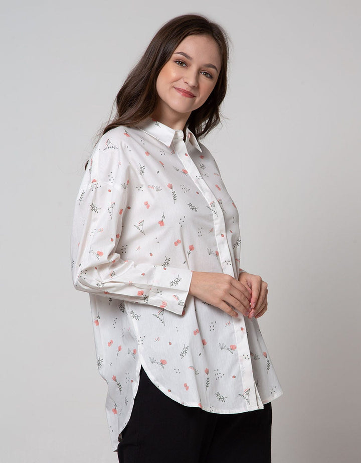Nevada Long Sleeve Shirt Long Print Flower Bug