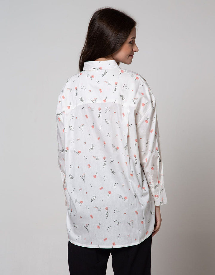 Nevada Long Sleeve Shirt Long Print Flower Bug