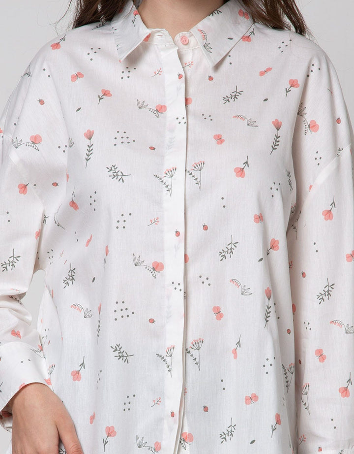 Nevada Long Sleeve Shirt Long Print Flower Bug