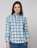 Nevada Long Sleeve Shirt Check Motif