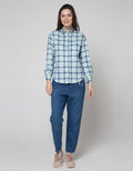 Nevada Long Sleeve Shirt Check Motif