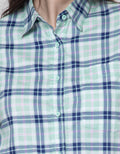 Nevada Long Sleeve Shirt Check Motif