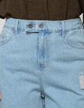 Nevada Denim Long Pants Mom Destroy 