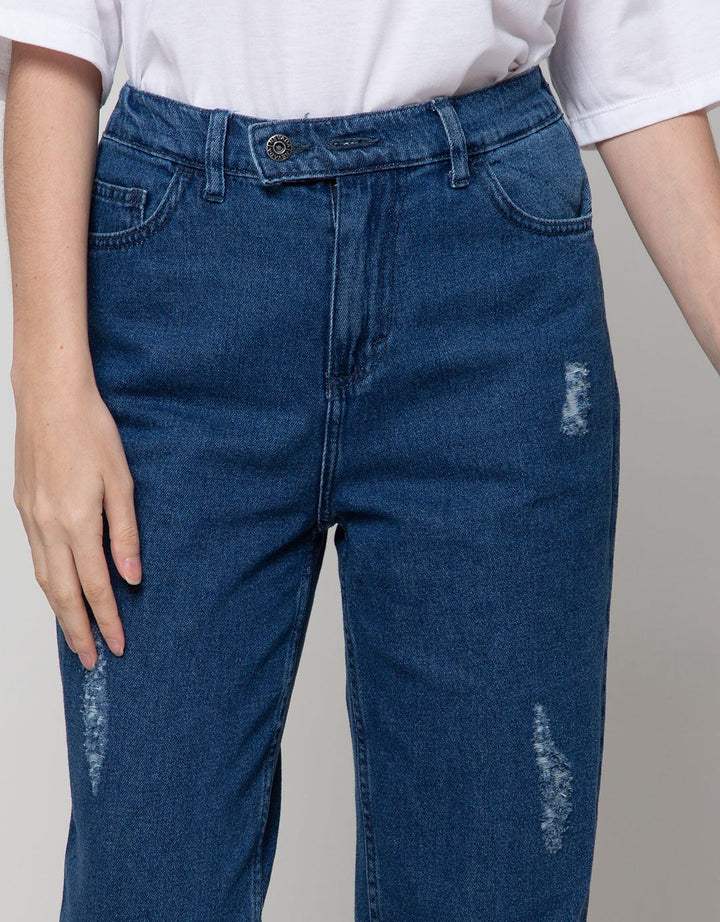 Nevada Denim Long Pants Mom Destroy 