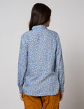 Connexion Long Sleeve Shirt Rayon Plat Print Flower Ditsies
