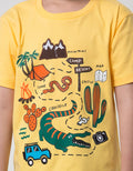 Little M Croco Print Kaos Anak Laki-laki