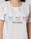 Nevada Short Sleeve T-Shirt Print Bunny Friendship