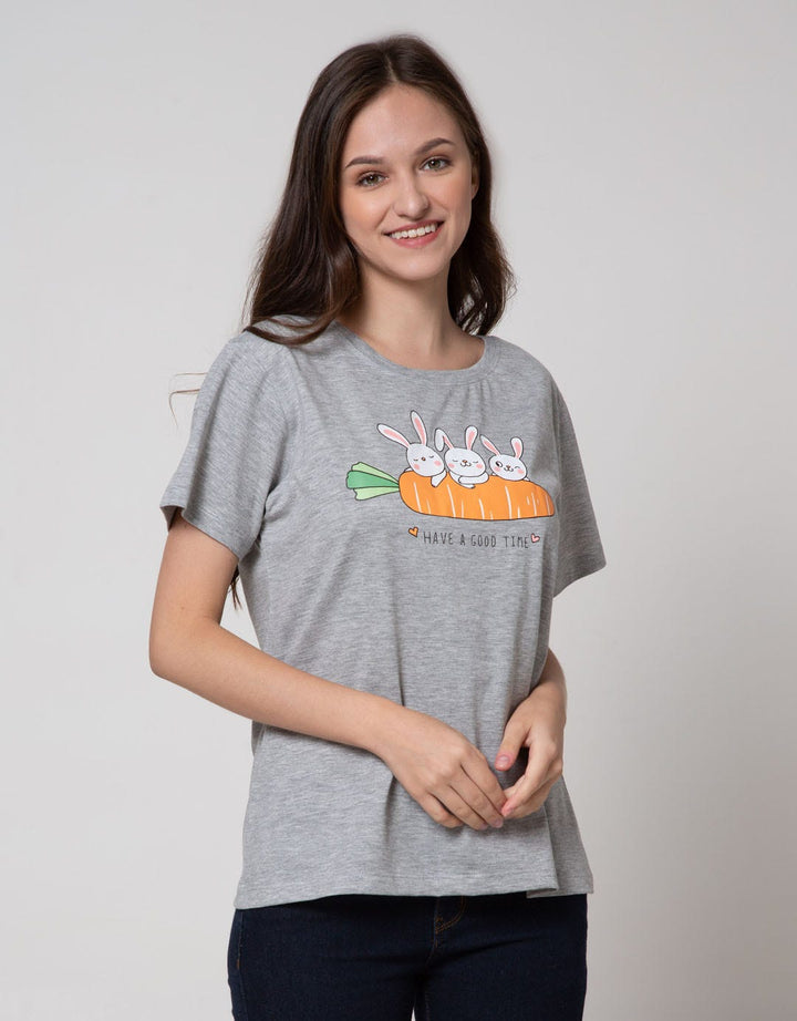 Nevada Short Sleeve T-Shirt Print Bunny Have A Good Time
