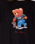 Nevada Short Sleeve T-Shirt Solid Tenceel Oversized Skater Bear