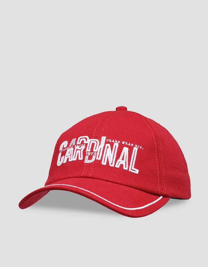 Cardinal Jeans Wording Brand Logo Topi Pria