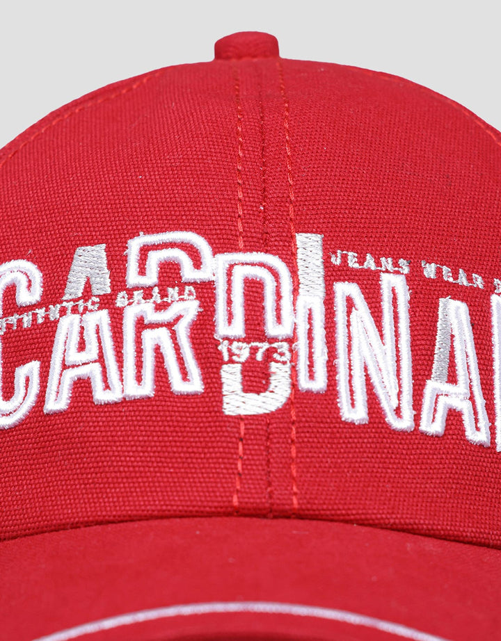 Cardinal Jeans Wording Brand Logo Topi Pria