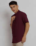 Hassenda Janu Maroon Shirt