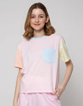 Nevada Short Sleeve T-Shirt Colorblocking W Pocket