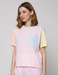 Nevada Short Sleeve T-Shirt Colorblocking W Pocket