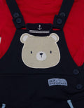 Pipiniko Short Jumpsuit Overalls Bear Captain
