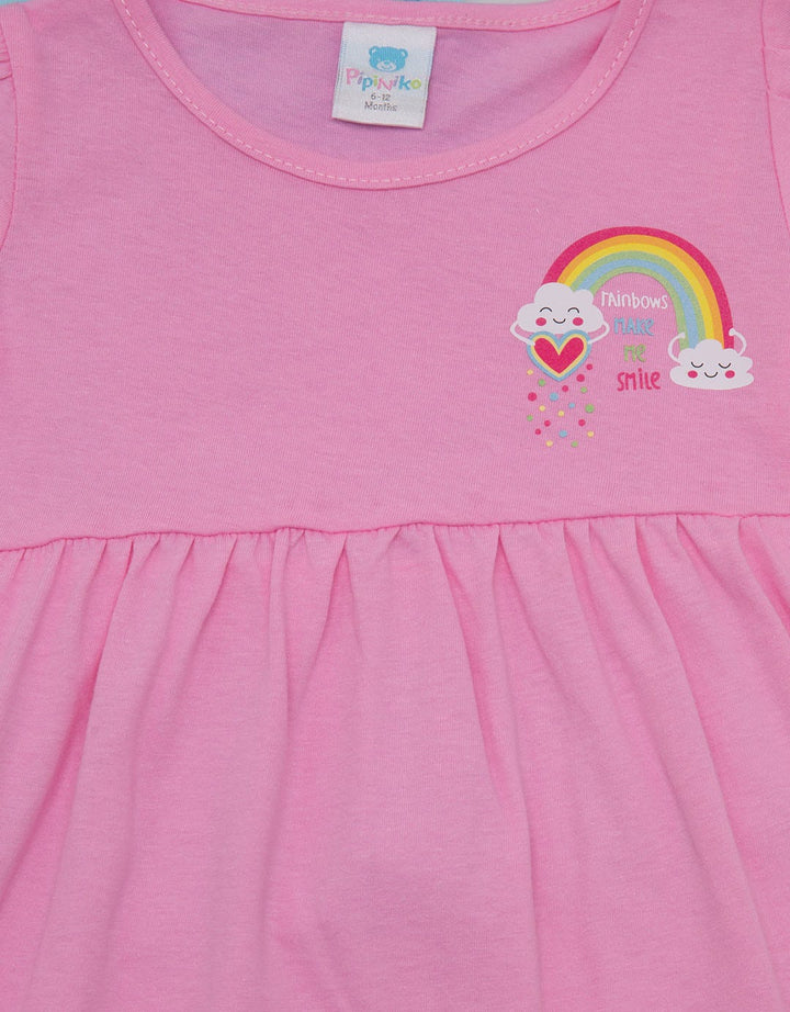 Pipiniko Short Sleeve Midi Dress Pack Of 2 Unicorn Pockets Dresses