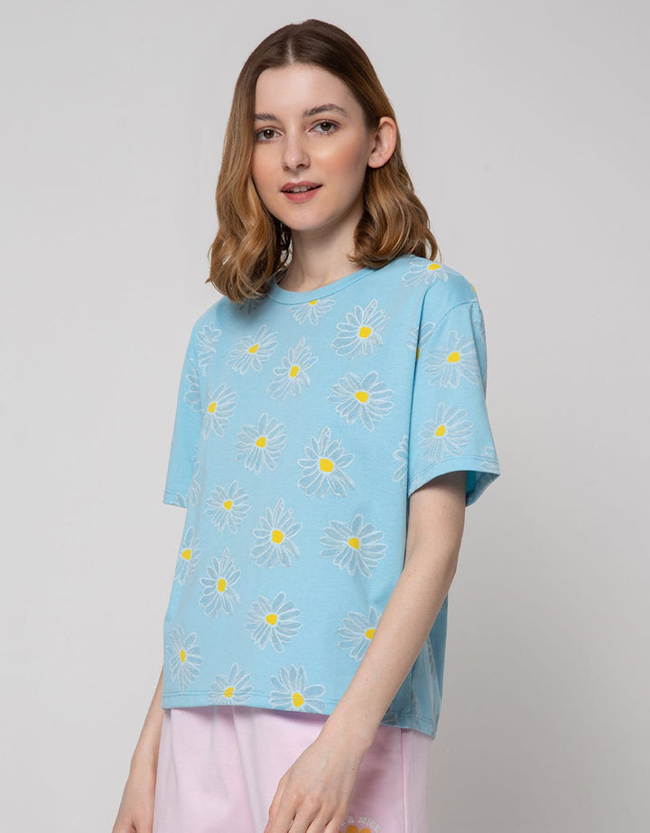 Nevada Short Sleeve T-Shirt Daisy Flower
