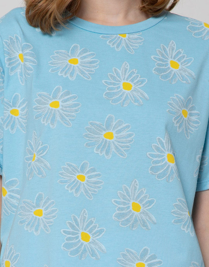 Nevada Short Sleeve T-Shirt Daisy Flower