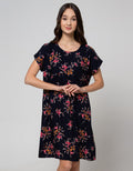 St. Yves Short Sleeve Midi Dress Soft Alamanda