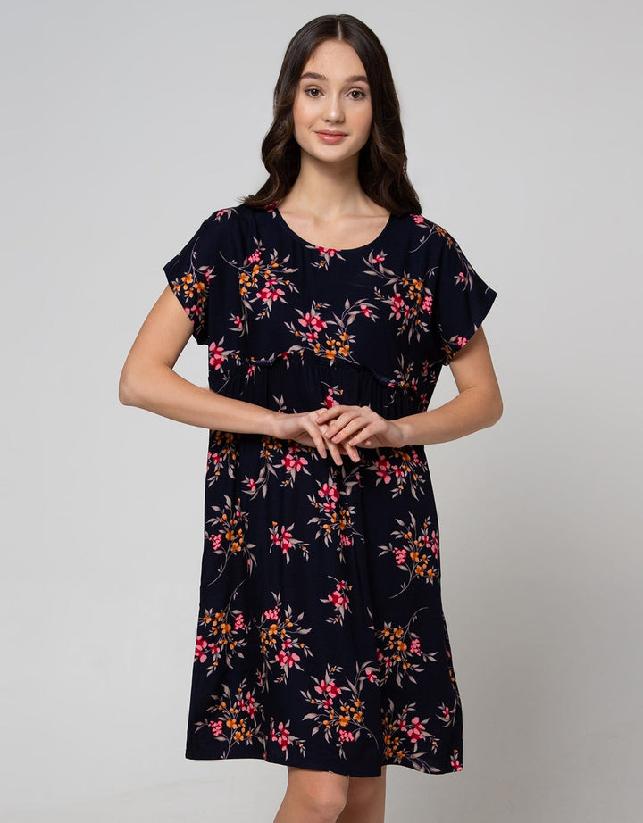 St. Yves Short Sleeve Midi Dress Soft Alamanda