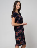 St. Yves Short Sleeve Midi Dress Soft Alamanda
